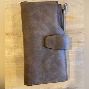Faux leather wallet